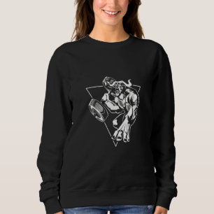 Bull Beast Lifting Weights Workout Taurus Gym Bod Sweatshirt