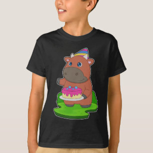 Bull Birthday Cake T-Shirt