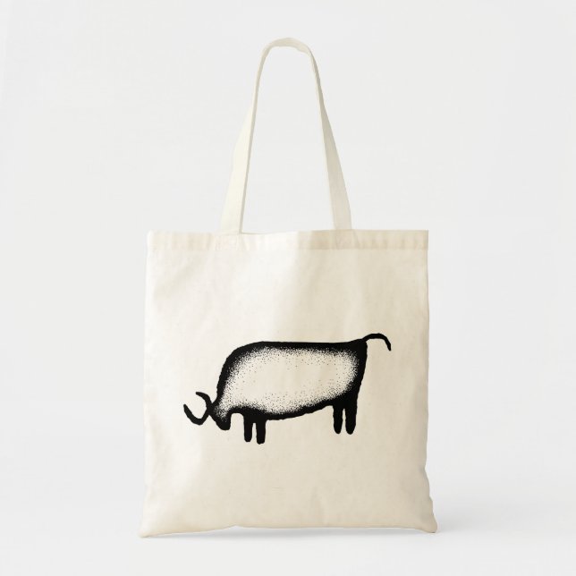 Bull - black tote bag (Front)