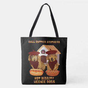 Bull Butter Brothers Tote Bag