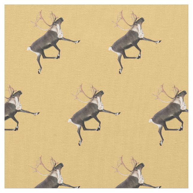 Bull Caribou Fabric (Close Up)