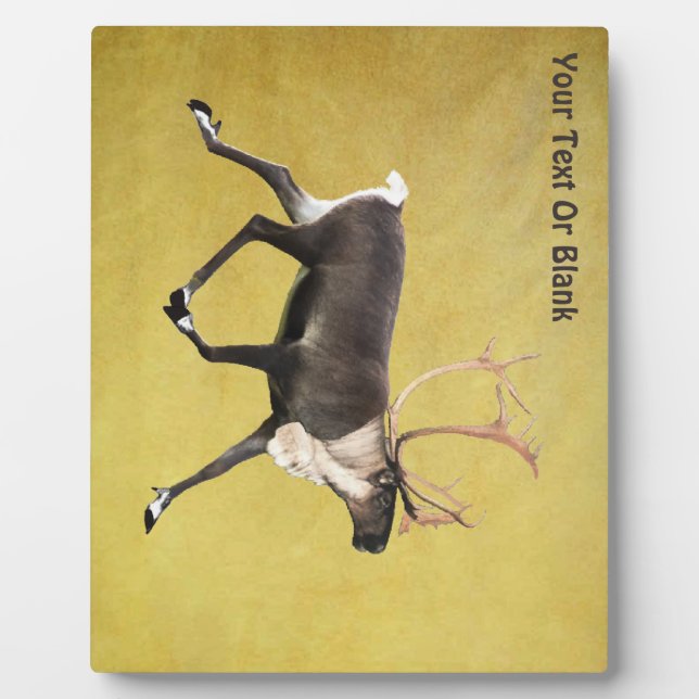 Bull Caribou Plaque (Front)