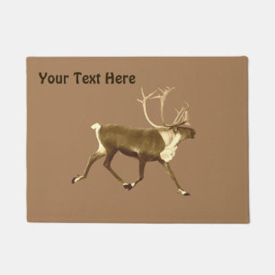 Bull Caribou - Sepia Doormat