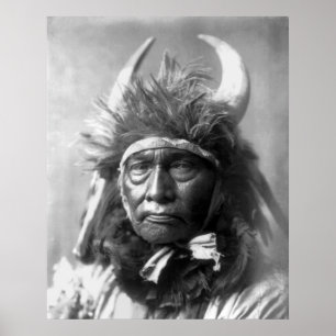 Bull Chief -- Apsaroke: 1908 Poster