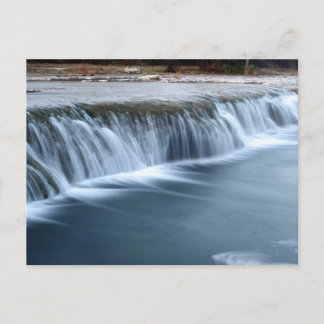 Bull Creek Waterfall, morning in Austin Texas Postcard