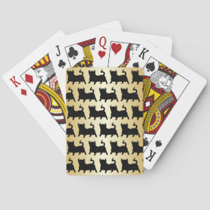 Bull Design Any Colour Background Playing Cards