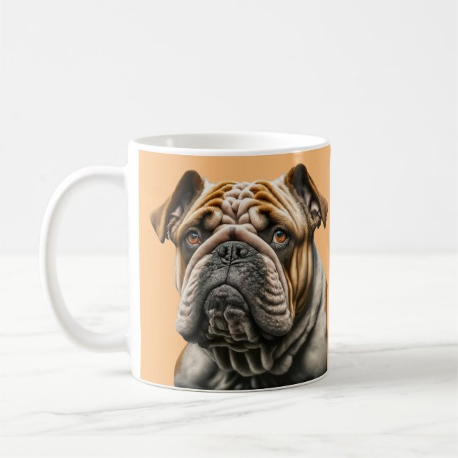 Bull Dog Coffee Mug (Left)
