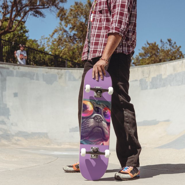 BULL DOG FUNNY SKATEBOARD (Outdoor 2)