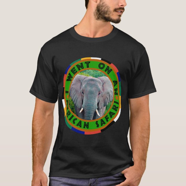 Bull Elephant safari T-Shirt (Front)