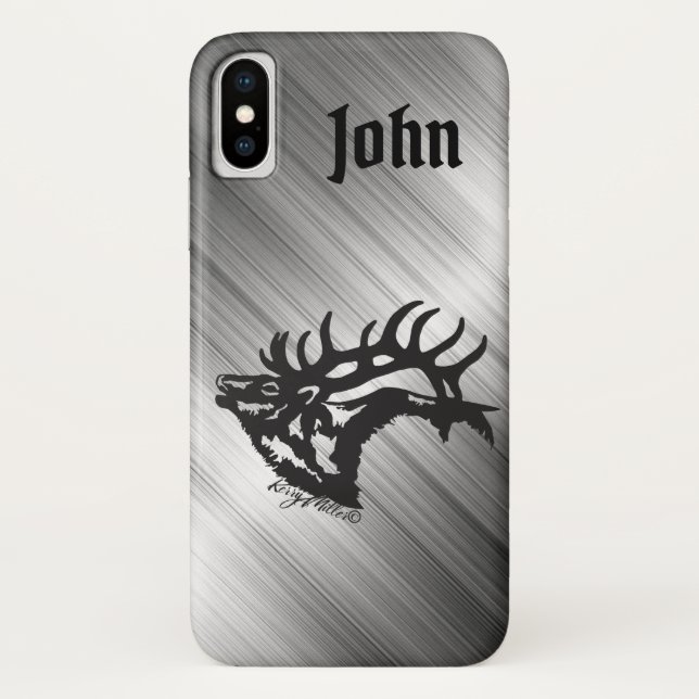 Bull Elk Case-Mate iPhone Case (Back)