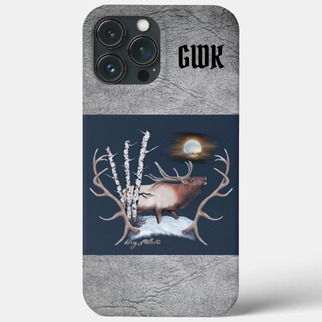 Bull Elk Case-Mate iPhone Case (Back)