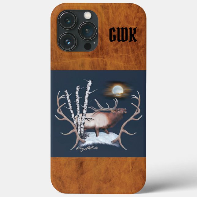 Bull Elk Case-Mate iPhone Case (Back)