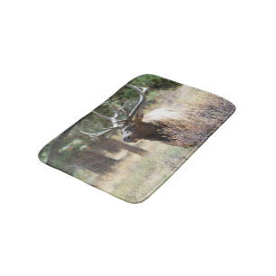 Bull Elk Floor Mat, Rug Home Decor Mancave