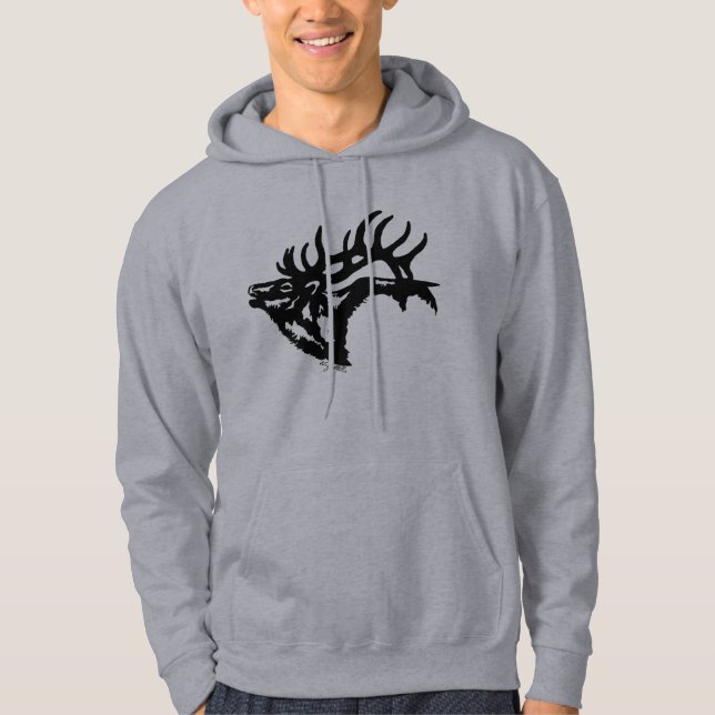 Bull Elk Hoodie (Front)