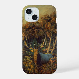 Bull Elk in Autumn iPhone 15 Case