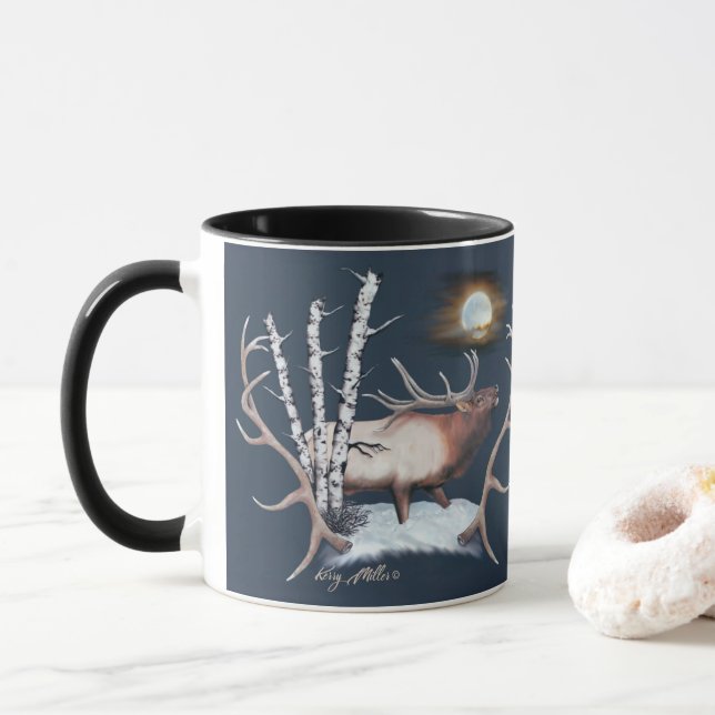 Bull Elk Mug (With Donut)