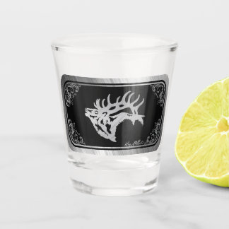 Bull Elk Shot Glass