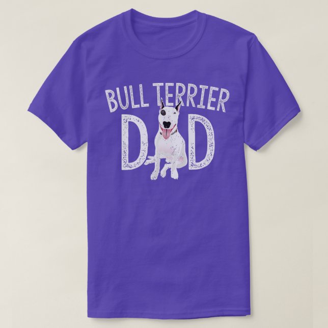 Bull errier Dad Dog Lover Owner Gift Bull errier D T-Shirt (Design Front)
