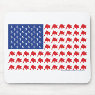 Bull-Flag Mouse Pad