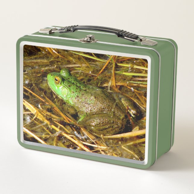 Bull Frog Metal Lunch Box (Front)