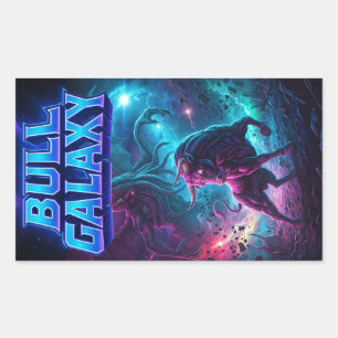Bull Galaxy Sticker 02