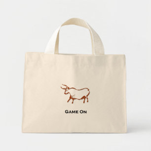 Bull Game On Mini Tote Bag