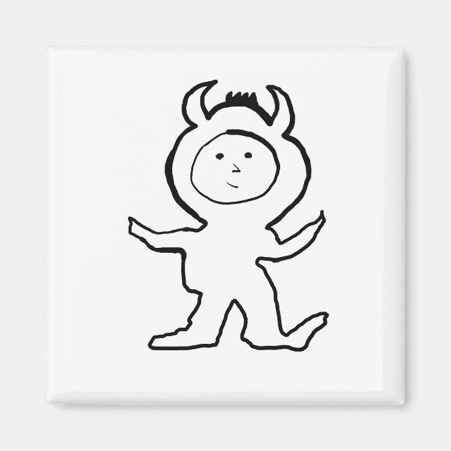 Bull Jammies by Cussdum Designs Magnet (Front)