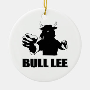 Bull Lee Ceramic Tree Decoration