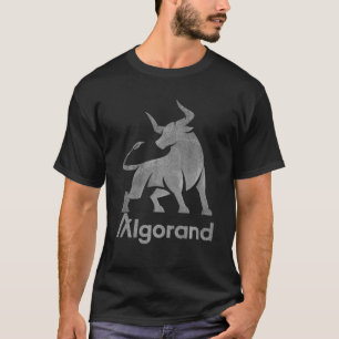 Bull Market Algorand ALGO Coin Crypto Token Wallet T-Shirt