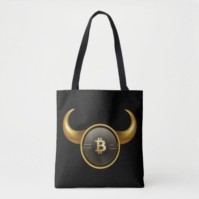Bull Market Bitcoin Tote Bag (Front)