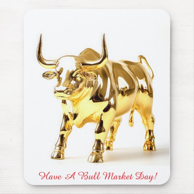 Bull Market Mouse Pad (Front)
