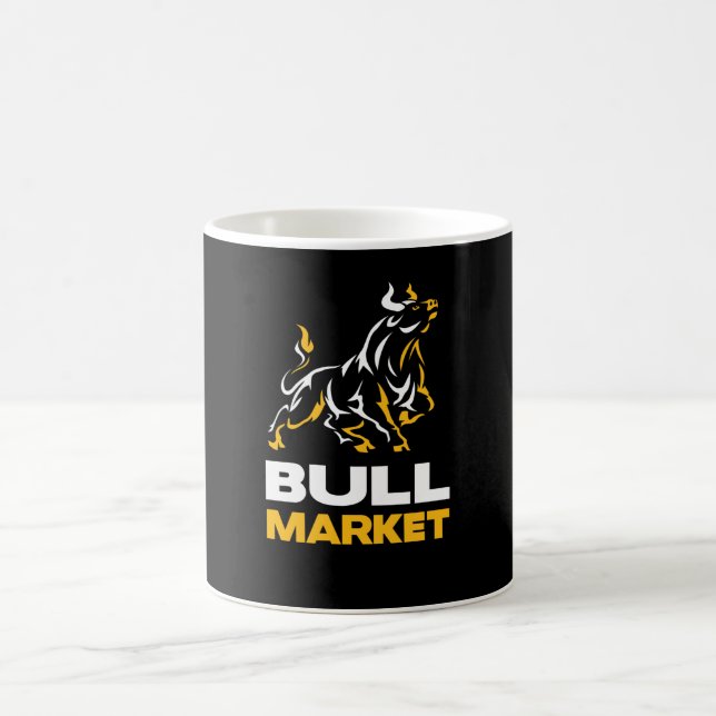 Bull Market Stock Trader Wallstreet Investor Coffee Mug (Center)