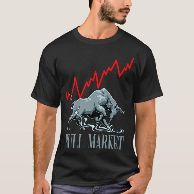 Bull Market Stocks Investing T-Shirt (Front)
