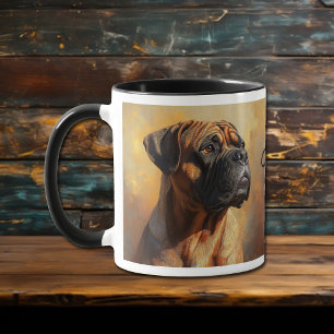 Bull Mastiff Dog Portrait  Mug