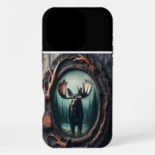 Bull Moose Antler Frame iPhone 16 Pro Max Case