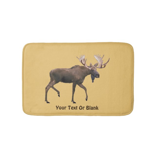 Bull Moose Bath Mat (Front)