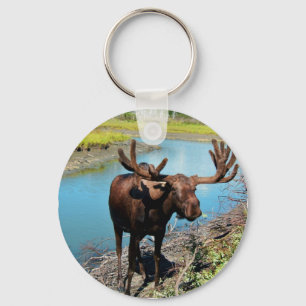 Bull Moose Keychain