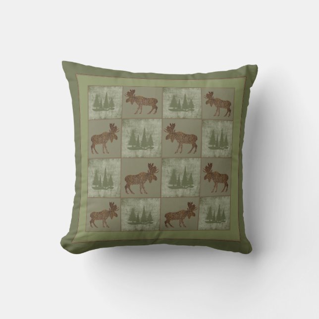 Bull Moose Pillow (Front)