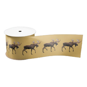 Bull Moose Satin Ribbon
