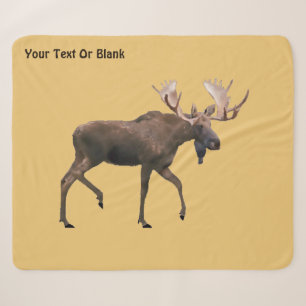 Bull Moose Sherpa Blanket