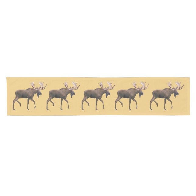 Bull Moose Short Table Runner (Horizontal)