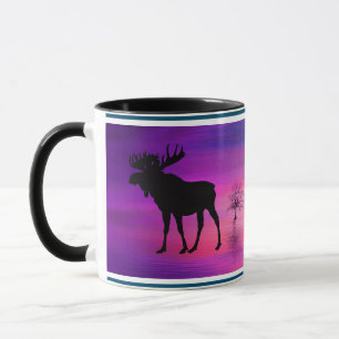 Bull Moose Silhouette Mug