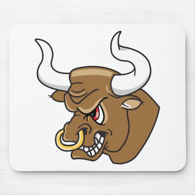 Bull Mouse Pad (Front)