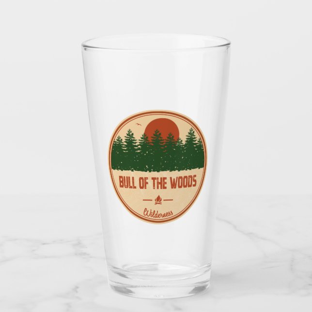 Bull Of The Woods Wilderness Oregon Glass (Front)