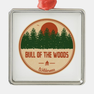 Bull Of The Woods Wilderness Oregon Metal Ornament