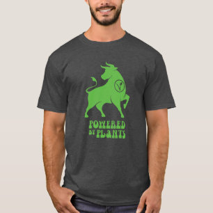 Bull Powered By Plants T-Shirt