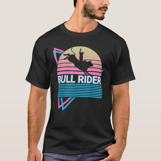 Bull Rider Bull Riding T-Shirt (Front)