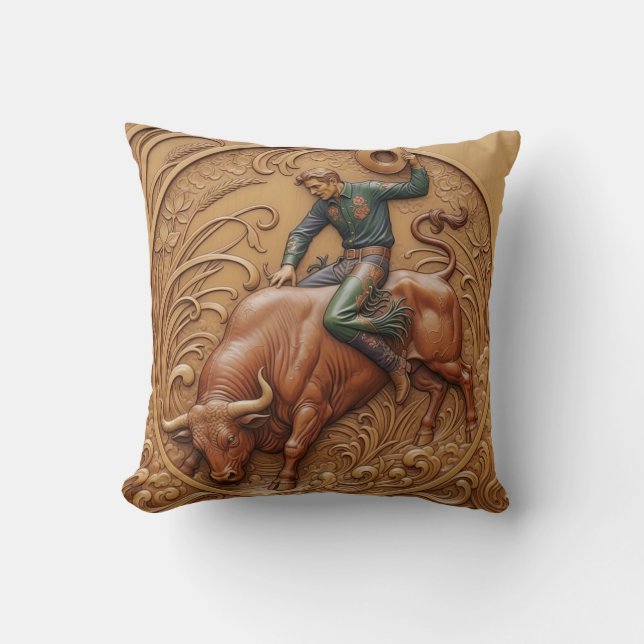 Bull Rider cushion (Front)