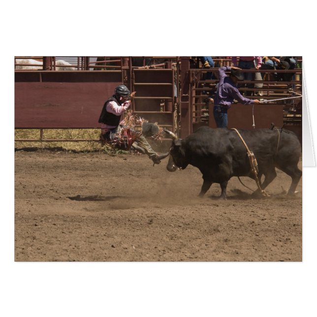 Bull rider gets airlifted (Front Horizontal)