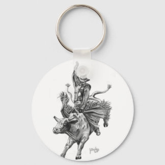 Bull Rider Key Ring